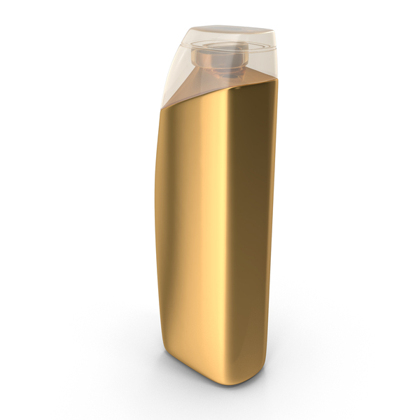 Gold Shampoo Bottle PNG & PSD Images