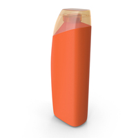 Orange Shampoo Bottle PNG & PSD Images