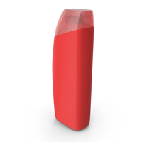 Red Shampoo Bottle PNG & PSD Images