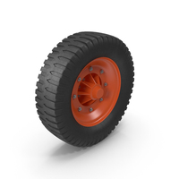 Orange Truck Wheel PNG & PSD Images