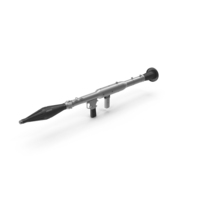 Silver Rocket Launcher PNG & PSD Images