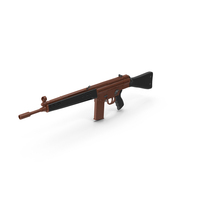 Brown Assault Rifle PNG & PSD Images