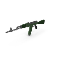 Green Assault Rifle PNG & PSD Images