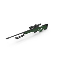 Green Sniper Rifle PNG & PSD Images