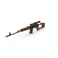 Brown Sniper Rifle PNG & PSD Images