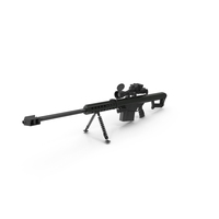 Black Sniper Rifle PNG & PSD Images