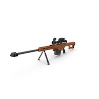 Brown Sniper Rifle PNG & PSD Images