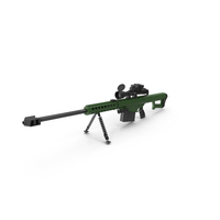 Green Sniper Rifle PNG & PSD Images