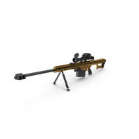 Gold Sniper Rifle PNG & PSD Images