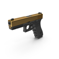 Gold And Black Gun PNG & PSD Images