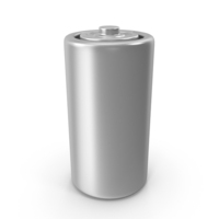 Battery C Silver PNG & PSD Images