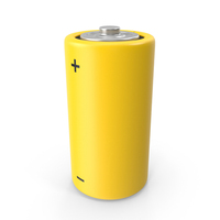 Battery C Yellow PNG & PSD Images