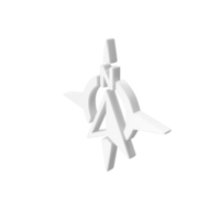 Arrow Direction Compass Indicator Shape White PNG & PSD Images