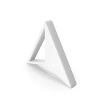 Arrow Half Cursor Shape White PNG & PSD Images