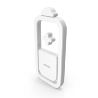 Battery Terminal Symbol White PNG & PSD Images