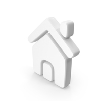 Home Icon Shape White PNG & PSD Images