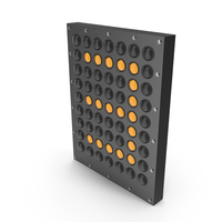 Stadium Scoreboard Alphabet Number 3 PNG & PSD Images