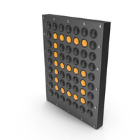 Stadium Scoreboard Alphabet Number 6 PNG & PSD Images