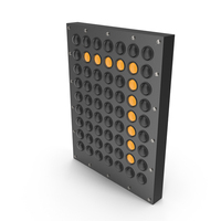Stadium Scoreboard Alphabet Number 7 PNG & PSD Images