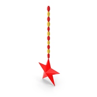 Hanging Star Decorative Colour PNG & PSD Images
