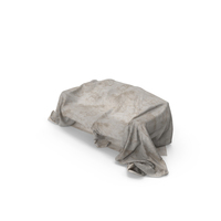 Couch Covered In A Dirty Sheet PNG & PSD Images