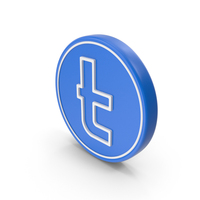 Web Social Media Twitter Blue Coin PNG & PSD Images