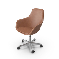 Brown Leather Chair PNG & PSD Images