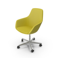 Yellow Canvas Chair PNG & PSD Images