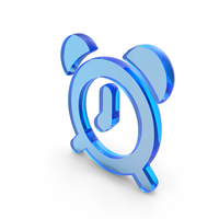 Alarm Clock Icon Glass PNG & PSD Images