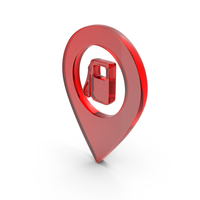 Map Pointer Petrol Station Icon Glass PNG & PSD Images