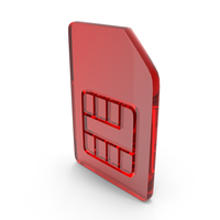 Sim Card Icon Glass PNG & PSD Images