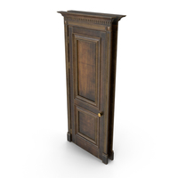 Classic Door Faded Wood PNG & PSD Images
