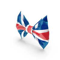 Bow Tie In United Kingdom Flag PNG & PSD Images