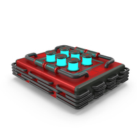 Scifi Element Active ON Red PNG & PSD Images