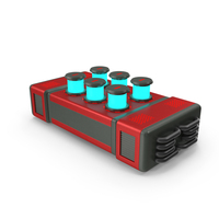 Scifi Element 38 Active ON Red 3 PNG & PSD Images