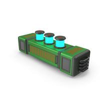 Scifi Element Active ON Green PNG & PSD Images