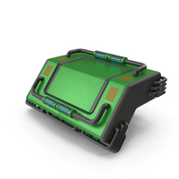 Scifi Element ON Green PNG & PSD Images