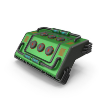Scifi Element ON Green PNG & PSD Images