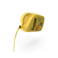 Prestone Yellow Antifreeze Pouring Out PNG & PSD Images
