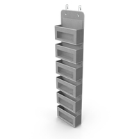 Wall Mount Pocket Organizer Gray PNG & PSD Images