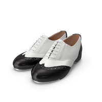 White Black Tap Shoes PNG & PSD Images