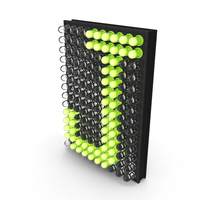 LED Matrix Letter J PNG & PSD Images