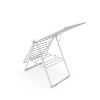 Half Open White Hanging Rack PNG & PSD Images