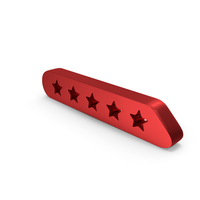Star Rating Shape Empty Metalic PNG & PSD Images