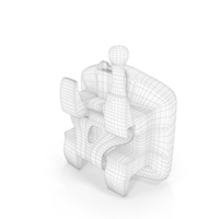 Self Ligating Dental Braces Bracket Close Wireframe PNG & PSD Images