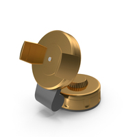 Car Phone Holder Golden PNG & PSD Images