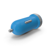Blue Car Plug in Charger PNG & PSD Images