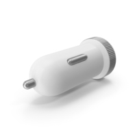 White Car Plug in Charger PNG & PSD Images