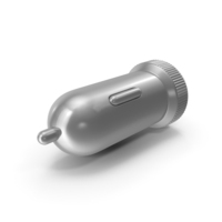 Silver Car Plug in Charger PNG & PSD Images