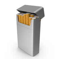 Silver Cigarette Pack PNG & PSD Images